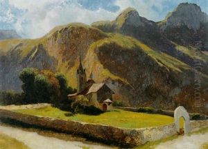 Eglise De Montagne Avec Les Tours D'ai