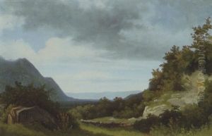 Blick Auf Den Genfer See by Alexandre Calame