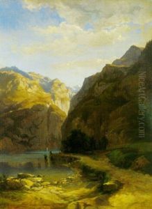 Lac Des Quatre-cantons by Alexandre Calame