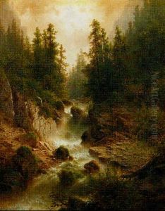 Wildbach by Alexandre Calame