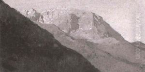Sommerliche Berglandschaft by Alexandre Calame