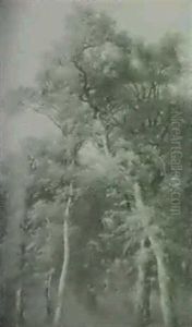 Paysage De Foret by Alexandre Calame