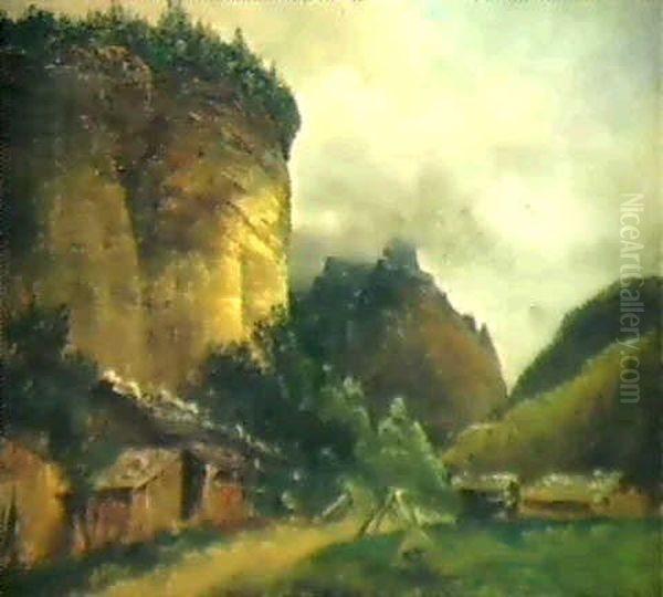 Cabanes Au Pied De La Falaise Lauterbrunnen - view 1