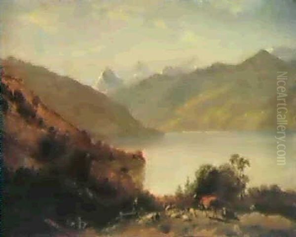 Vue Du Lac Leman Depuis De Lavaux - view 1