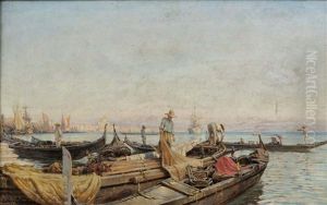 Bateaux A Quai, Venise