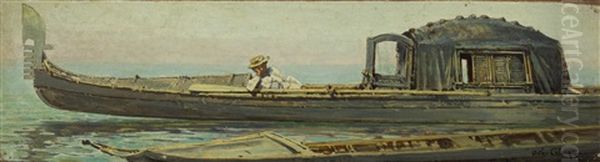 Gondel Mit Gondoliere - view 1