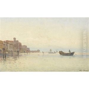 Boote Vor Venedig by Arthur Calame
