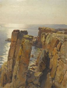 Steile Felskuste