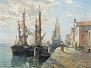 Un Quai A Chioggia (venise)
