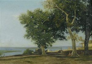 Weite Seeuferlandschaft by Arthur Calame