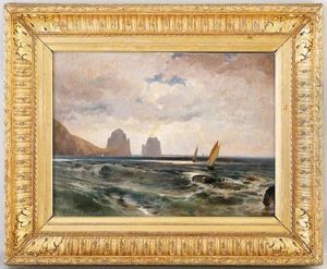 Voiliers A Capri by Arthur Calame
