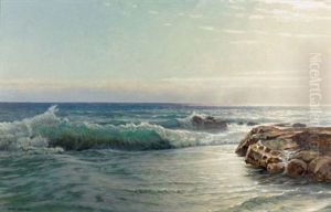 Abendstimmung An Der Kuste by Arthur Calame