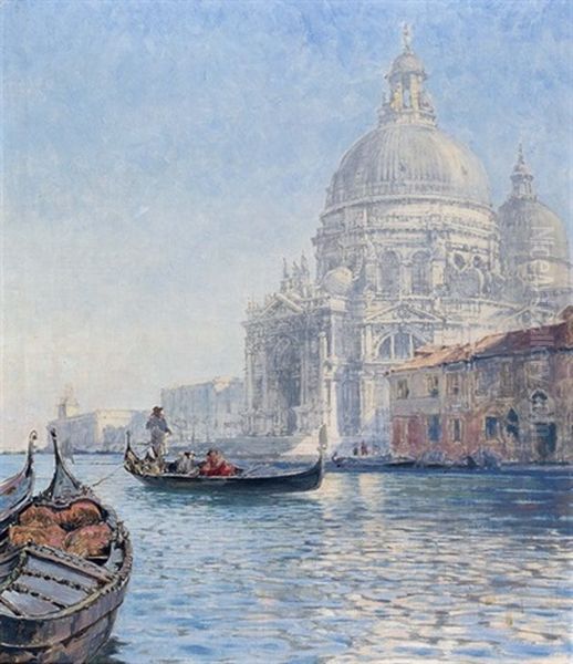 Canal Grande Mit Santa Maria Della Salute - view 1