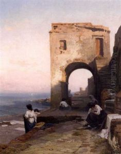 Vue D'italie by Arthur Calame