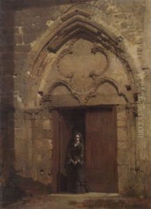 Porte D'eglise by Arthur Calame