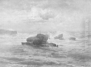 Ecueils De Biarritz by Arthur Calame