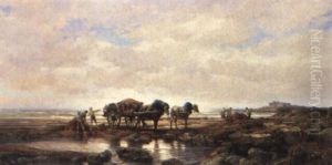 Recolte De Varech . St. Malo by Arthur Calame