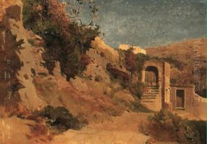 Altes Tor Auf Capri by Arthur Calame