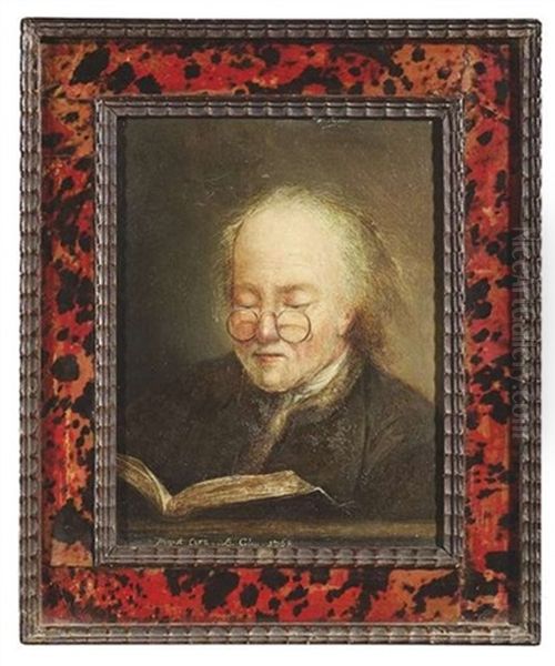 Mann Mit Monockel, Ein Buch Lesen - view 1