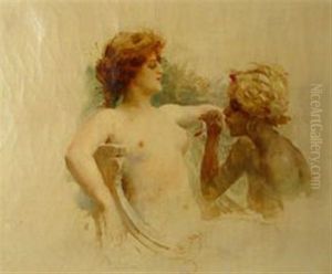 Djala Fardant Les Seins De Chrysis by Antoine Calbet