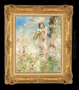 Woman In A Garden