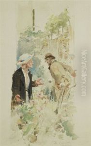 Les Messieurs Au Jardin