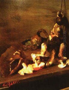 Nature Morte Aux Champignons by Antoine Calbet