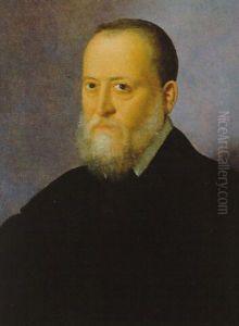 Bildnis Eines Bartigen Mannes by Jan Stephan von (Calcker) Calcar