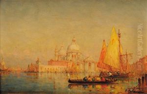L'entree Du Grand Canal A Venise