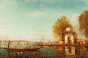 View Of Constantinople by Charles Clement Calderon