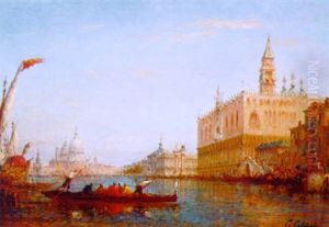 Venise, Le Palais Des Doges Et La Dogana