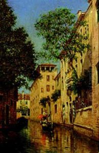 A Venetian Backwater by Charles Clement Calderon