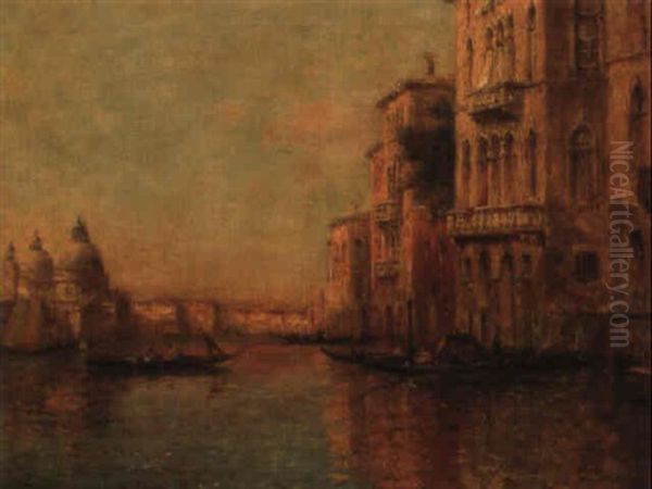 Le Canal Et Le Palais Des Doges A Venise - view 1