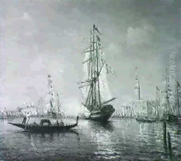 Ships In The Bacino, Venice - view 1