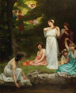 Joyous Summer: Pleasant It Was When Woods Were Green by Philip Hermogenes Calderon