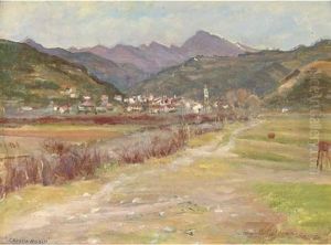 Campo Rosso (+ Another Similar; Pair) by William Frank Calderon