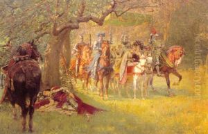 How Four Queens Found Sir Lancelot Sleeping