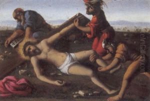 Crocifissione by Giuseppe (Il Cremonese) Caletti
