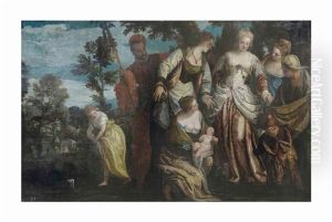 The Finding Of Moses by Benedetto Caliari