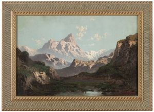 Mountain Landscape by John (Giovanni) Califano