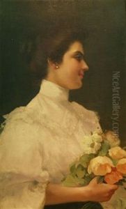 Woman With Flowers Woman With Flowers