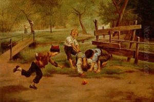 Young Boys At Play by John (Giovanni) Califano
