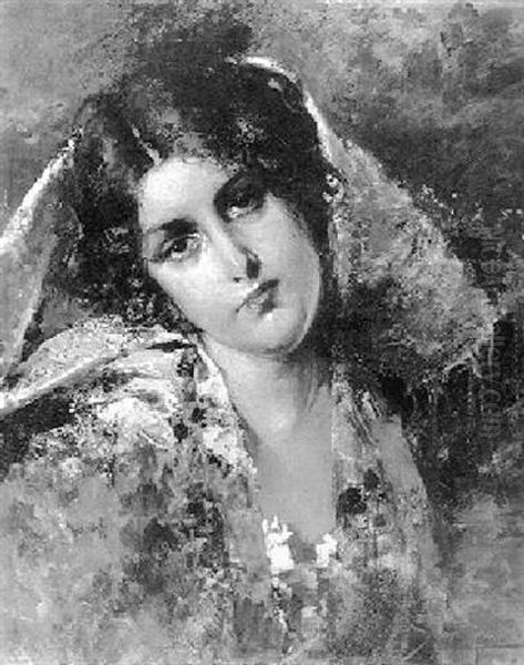 Portrait Of A Beauty In Veil - view 1