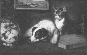 Dog And Cat by John (Giovanni) Califano