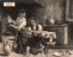 Man And Woman Drinking Wine