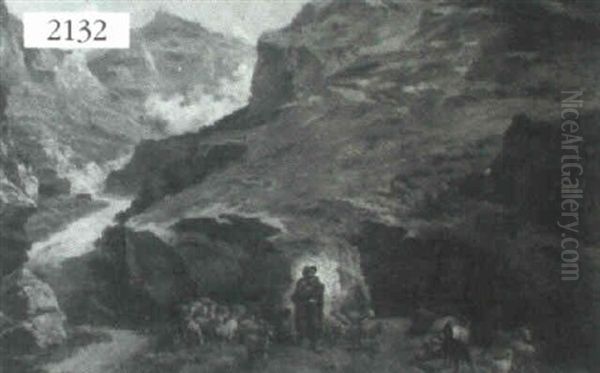 Landscape With Shepherd - view 1