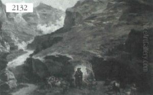 Landscape With Shepherd by John (Giovanni) Califano