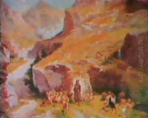 California Mountain Scene by John (Giovanni) Califano
