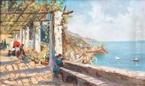 Terrasse Auf Capri by Raffaele Armando Califano-Mundo