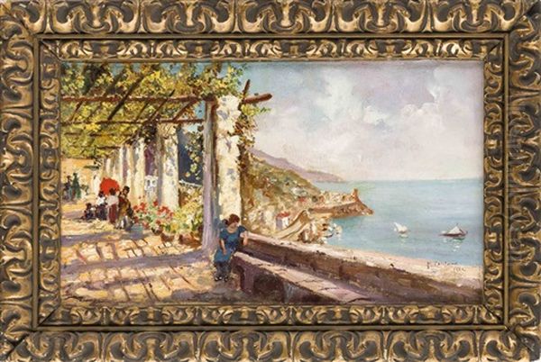 Blumenpergola Auf Capri - view 1
